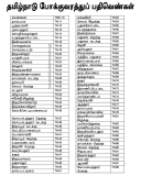 தமிழ்நாடு போக்குவரத்து பதிவெண்கள்